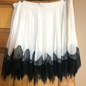 Beautiful lace trimmed skirt